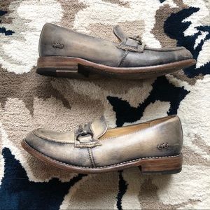Bed Stu Blue Gray Loafers